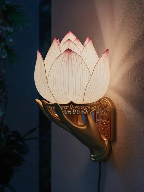 Padma Aura Lotus Wall Lamp